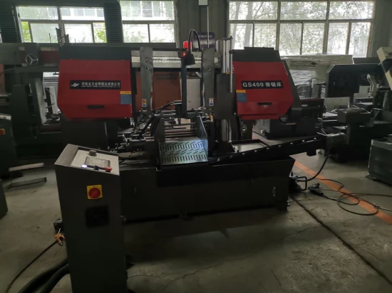 Full Automatic Steel Aluminum Metal Cutting Double Column Band Saw Machine