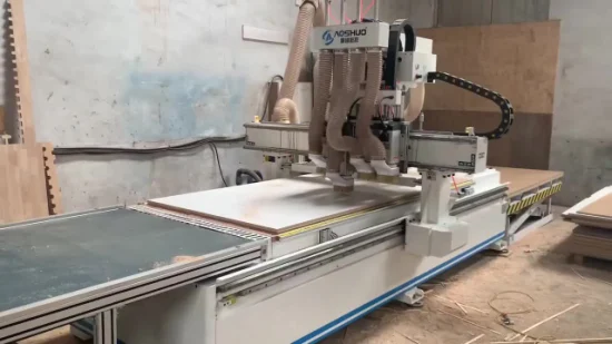 Four Spindles Woodworking Carving Wood CNC Machines 3D