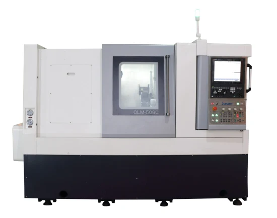 QLM-508 Factory hot sale flat bed twin spindles dual spindles high precision cnc lathe