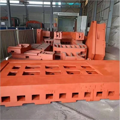 Foundry Low Price Large Lost Foam Casting Parts Machine Tool Column/Cast Iron Machine Lathe Bed/Cast Steel Machine Tool Base Bed/Machine Base Frame